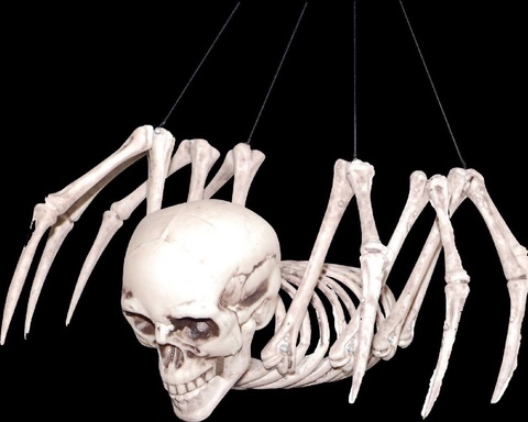 Ужасы Скелет Человека паука подвесной
