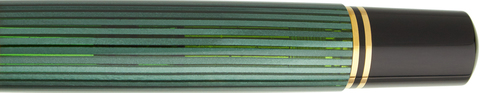 Ручка перьевая Pelikan Souverän® M1000 Black & Green GT, EF (987578)