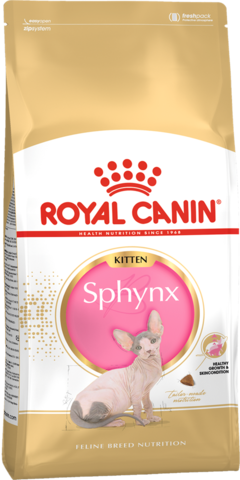 Royal Canin Sphynx Kitten сухой корм для котят породы сфинкс 400 г