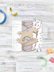 Сет из 3х пелёнок Mjölk Хлопок/Palm Tree/Hello mommy