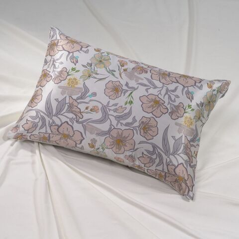 Наволочка 50x70 Mollen Лен цветет жемчужно-белая