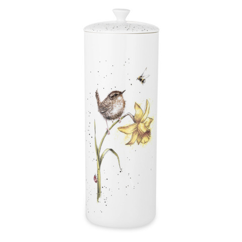 Банка для хранения с крышкой 31х11см Royal Worcester Забавная фауна Крапивник