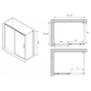 Abber Komfort AG93140-S102 Душевой уголок, 140x100x200