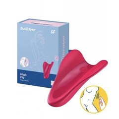Мини вибратор (вибратор на палец) Satisfyer High Fly красный