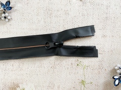 Молния влагостойкая, Т7, L 20 см, чёрный с золотом