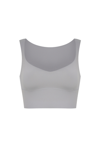 

ТОП С ФИГУРНЫМ ВЫРЕЗОМ ДЛЯ СПОРТА СЕРЫЙ