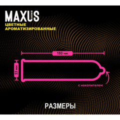 Презервативы ароматизированные MAXUS Exotic Mix 15шт.
