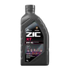 Масло моторное синтетическое ZIC Х7 5w40 API SP 1л