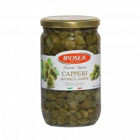 Каперсы Ипосеа Пунтина Лакримелла в уксусе ст/б 720мл, шт