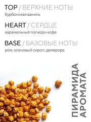 Свеча ароматическая WALNUT в подсвечникев форме грецкого ореха "Карамельный попкорн"