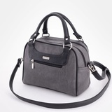 Сумка Саломея 269 македония серый + черный