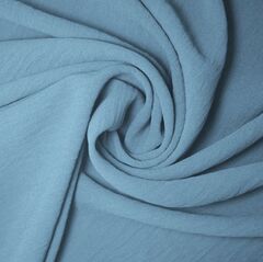 Креп креш, 260 гр/м.п, ш. 150 см, джинсовый