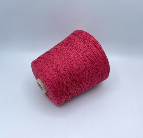 Бобинная пряжа (пр.Италия),art-Legnano 678м/100гр. 100%Хлопок, цвет-Брусника, арт.36555