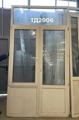 Дверь Пластиковая Б/У 279(в) х 153(ш) (Балконный Блок)