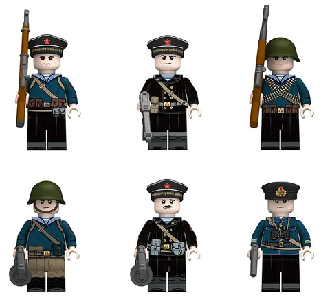 Минифигурки Военных Черноморский флот ВМФ России серия 558