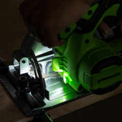 Циркулярная пила Greenworks GD24CS165 24V аккумуляторная, без АКБ и ЗУ