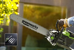 Цепная пила Greenworks OCS600 82V (45 см) 3,6 кВт аккумуляторная, без АКБ и ЗУ