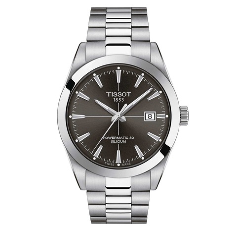 Наручные механические часы Tissot Gentleman Powermatic 80 Silicium T127.407.11.061.01