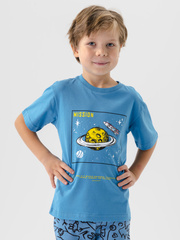 270001C-40 Пижама для мальчика (футболка, брюки), Светло синий
