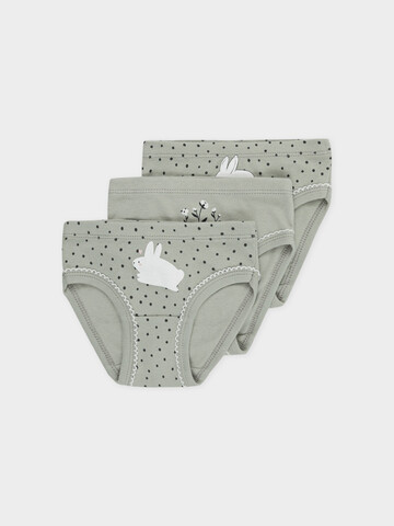 набор трусы/ уп  для девочки  К 1978-3уп/темно-оливковый,горошки