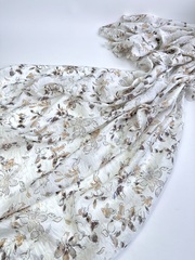 Вискоза с нейлоном, крэш вуаль, Цветочные иллюзии