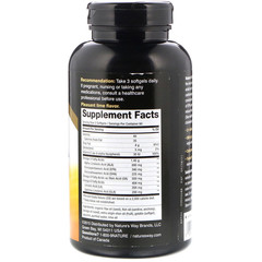 Nature's Way, Fully Balanced Mega 3/6/9, Omega Blend, Lime Flavor, 180 Softgels