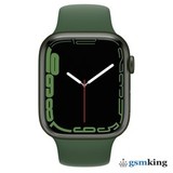 Apple Watch Series 7 GPS + Cellular 45mm Green Aluminum Case with Sport Band Clover MKJ93LL/A