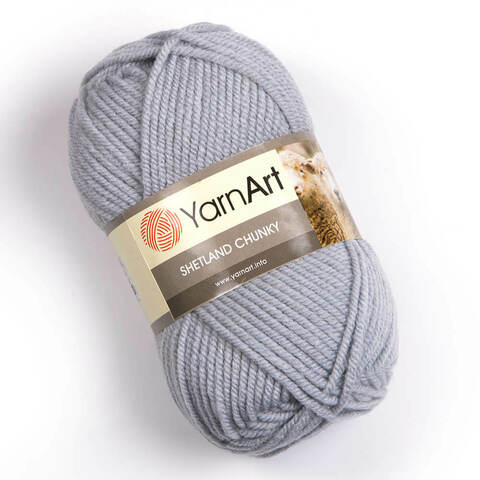 Пряжа Shetland Chunky. Цвет: Серый. Артикул: 629