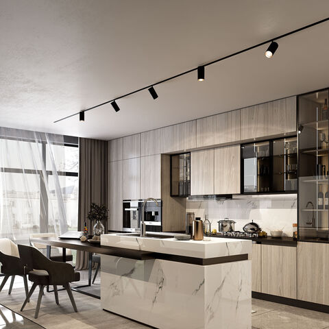 Магнитный трековый светильник Elektrostandard Slim Magnetic R03 20W 3000K 85013/01 черный