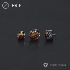 Flat Faceted Tiger Eye