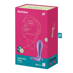 Анальный виброплаг Satisfyer Intensity Plug фиолетовый (Connect App)