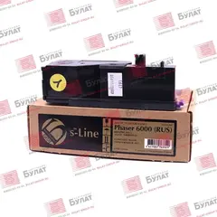 Тонер-картридж БУЛАТ s-Line 106R01633 (RUS) для Xerox Phaser 6000, WC 6015 (Жёлтый, 1400 стр.)