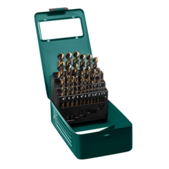 KRAFTOOL COBALT-8, 25 шт, (1-13 мм), сталь М42, HSS-Co(8%), набор сверл по металлу (29656-H25)