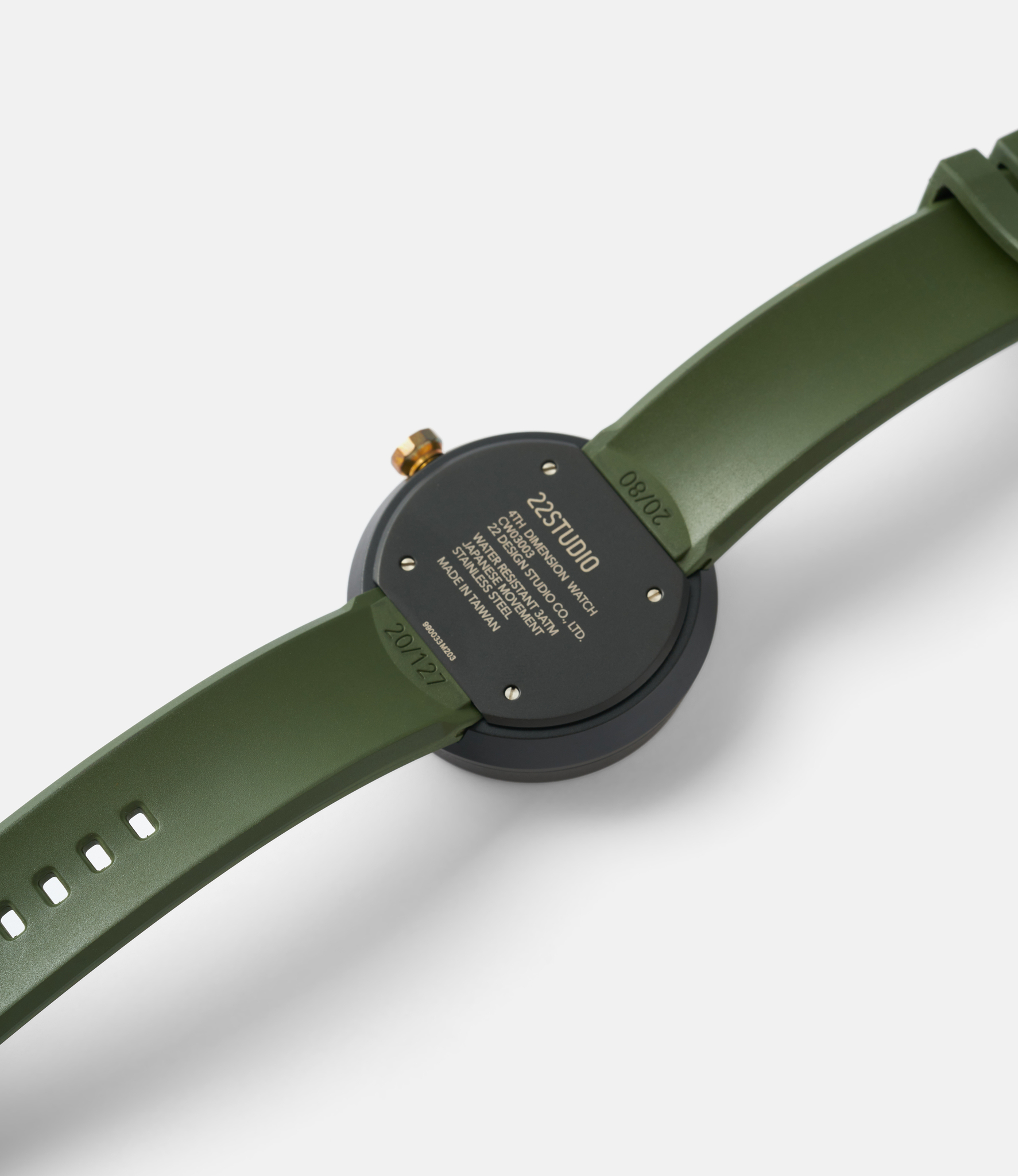 22 Studio 4D Watch Jungle — часы из бетона (42 мм)