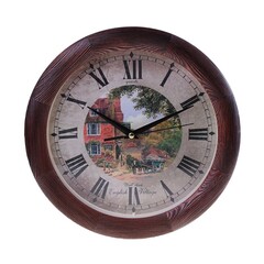Часы деревянные Д3МД/ 7-144 Двор