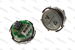 Кнопка (кнопочный модуль) RT42-2M RUS "Закрытие", круглая.