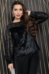 Блуза Жизель (черная) Б11858 LT Collection