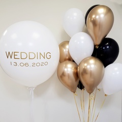 Сет "Wedding gold & black"