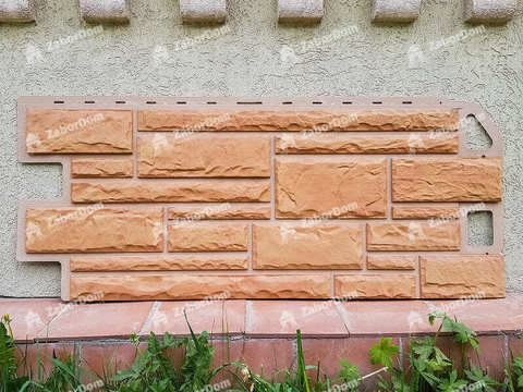 Фасадная панель Альта Профиль Камень Бежевый 1140х480 мм