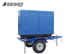 Дизельный генератор Азимут ЭД-16-Т400-2РКM5 Quanchai на шасси в кожухе с автозапуском