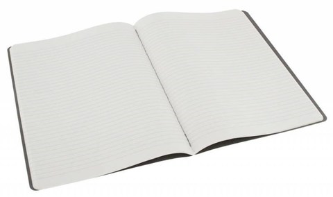 Набор 3 блокнота Moleskine Cahier Journal XL, цвет серый, в линейку