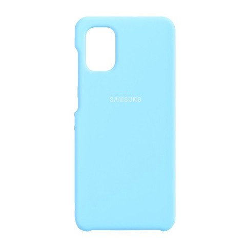 Силиконовый чехол Silicone Cover для Samsung Galaxy M51 (Голубой)