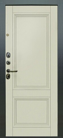 Теплая дверь входная Аргус Люкс 3К Анастасия-2, 2 замка, 1,8 мм металл, (серебро антик+ваниль винил) #3