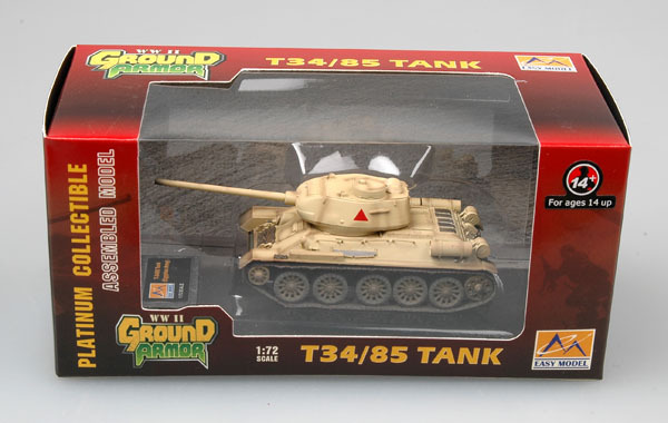 Модель Танк Т-34/85 Армия Египта масштаб 1:72