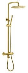 Boheme Стойка для душа c термостатом UNO Matt Gold