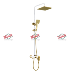 Смеситель для душа  Warmer White Line 10D Comby