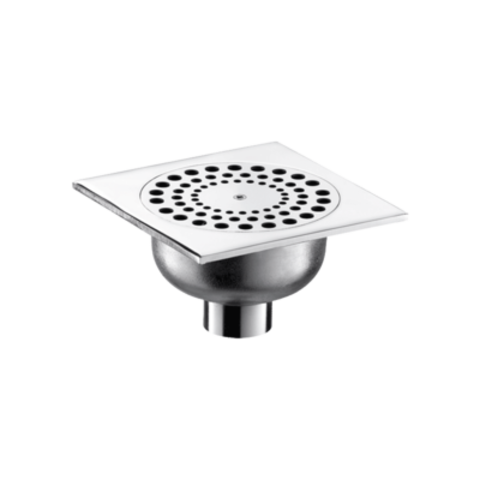 Delabie 684000 Напольный сифон, пластина 140х140, вертикальный выпуск ?40
