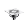 Delabie 684000 Напольный сифон, пластина 140х140, вертикальный выпуск ?40