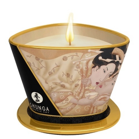 Массажная свеча Shunga Vanilla Fetish с ароматом ванили - 170 мл.