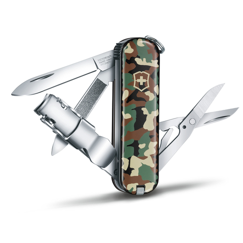Нож-брелок Victorinox Nail Clip 580 Camouflage (0.6463.94)